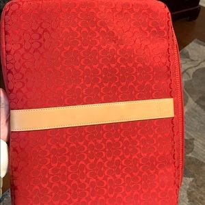 Coach laptop case